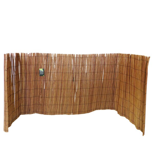 MGP Peeled Willow Rolled Fence Panel Wayfair